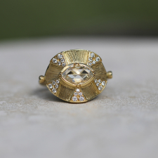 Talisman Engraved Starlight Diamond Ring Image