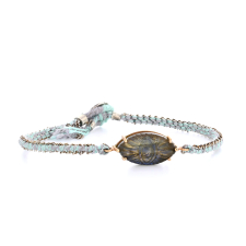 Talisman Labradorite Silk Silver Bracelet Image