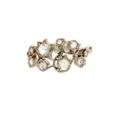 Lily of the Valley White Gold Diamond Ring
