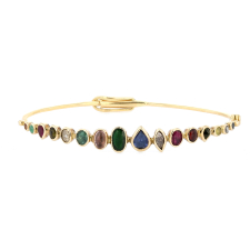 Multi Gemstone Bangle Bracelet Image