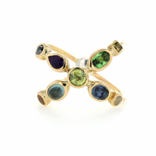 Multi Gemstone Croisee Ring Image