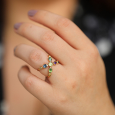 Multi Gemstone Croisee Ring Image