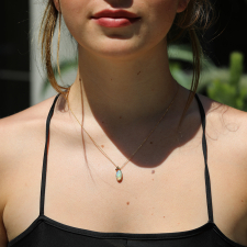 Oval Mintabe Australian Opal Necklace Image