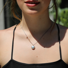 Tahitian Mabe Pearl Necklace Image