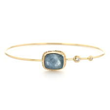 Rectangular Aquamarine Bracelet