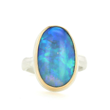 Vertical Australian Opal Ring Image