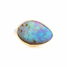 Boulder Opal Asymmetrical Ring Image