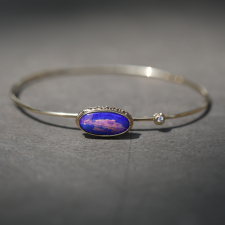 Oval Australian Opal Gold Bracelet Image