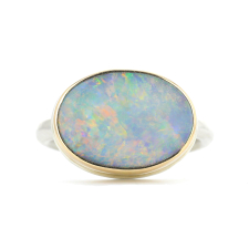 Oval Australian Jelly Opal Ring