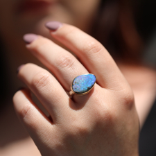 Boulder Opal Asymmetrical Ring Image