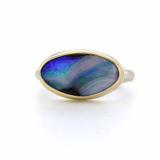 Asymmetrical Boulder Opal Ring Image