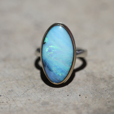 Boulder Opal Vertical Ring Image