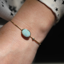 Australian Opal Gold Bracelet Image