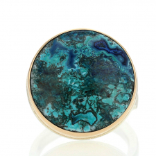 Round Chrysocolla Ring Image