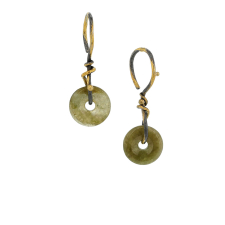 Wheel of Magic Jade Earrings Image