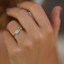 White Gold Pave Diamond Ring Image
