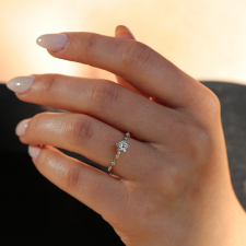 Diamond Snowflake Ring