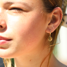 Finial Lever Back Earrings Image