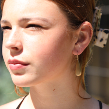 Level Headed Gold Earrings Image