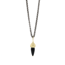 Oak Onyx Long Necklace