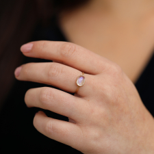 Rainbow Moonstone 14k Gold Ring Image