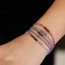 Sapphire, Iolite, Tanzanite and Rainbow Moonstone Bracelet Image