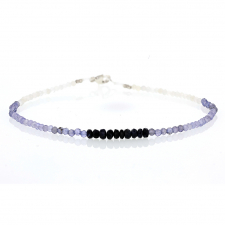 Sapphire, Iolite, Tanzanite and Rainbow Moonstone Bracelet Image