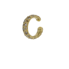 Gold Champagne Diamond Larger Ear Cuff