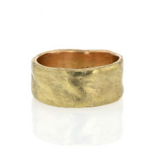 Wide Yellow Gold Band Ring Image