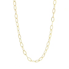 Textured 14k Gold handmade Chain