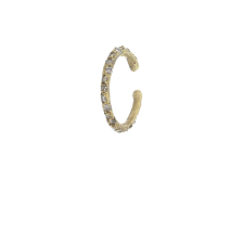 Thin Champagne Diamond Ear Cuff