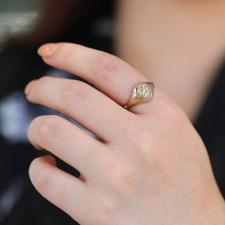 Diamond Signet Ring