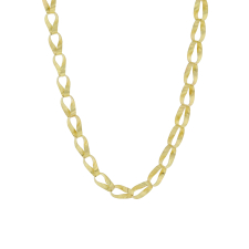 18k Gold Mobius Link Chain Necklace Image