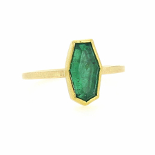 Zambian Emerald Gold Ring
