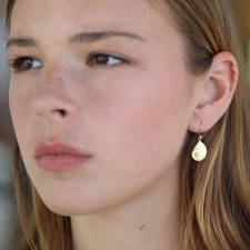 Gold Nautilus with Diamond Earrings Image