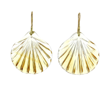 Citrine Scallop Earrings Image