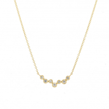 Bubble 7 Diamond Gold Necklace Image